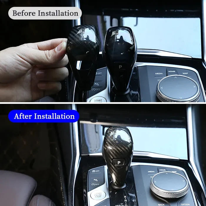 Carbon Fiber Interior Gear Shift Knob - BMW 1/3/4 Series F40 G20 G21 G22 G23 G24 Z4 2020-2023