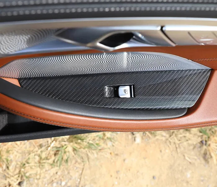 Carbon Fiber Interior Window Button Trim - BMW 8 Series G14 G15 2019-2022