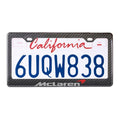 Carbon Fiber License Plate Frame - McLaren