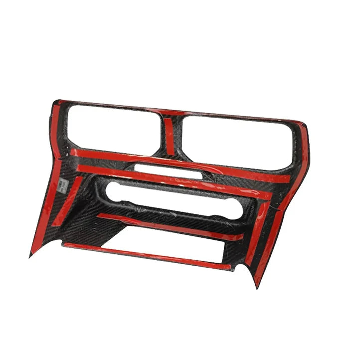 Carbon Fiber Middle Air Vents Trim Cover - Ford Mustang 2024