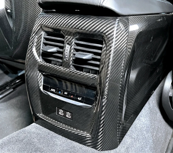 Carbon Fiber Rear A/C Vents Cover - BMW G80/G81/G82/G83/G87