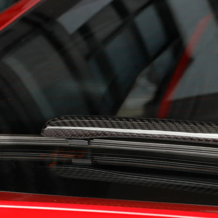 Carbon Fiber Rear Windshield Wiper Cover For Honda 11th Gen Civic Type R FL5
