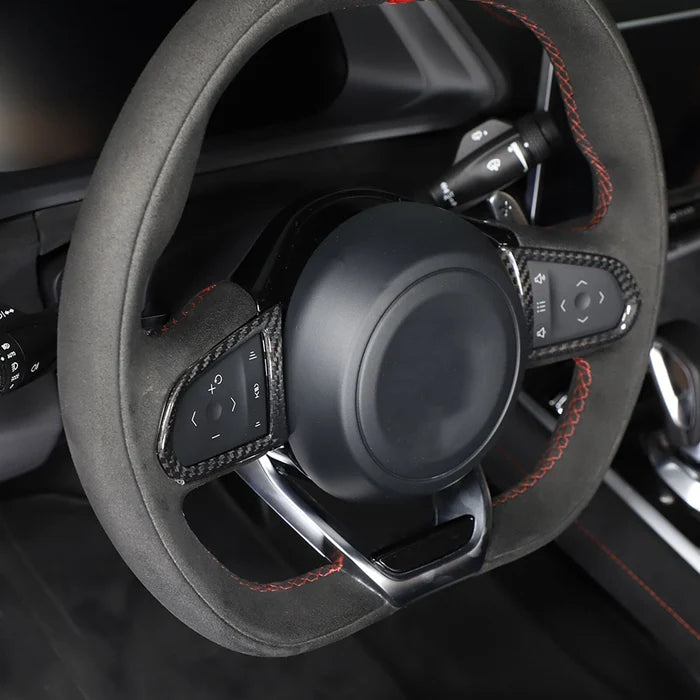 Carbon Fiber Steering Wheel Button Frame Trim Cover - Lotus EMIRA 21-23