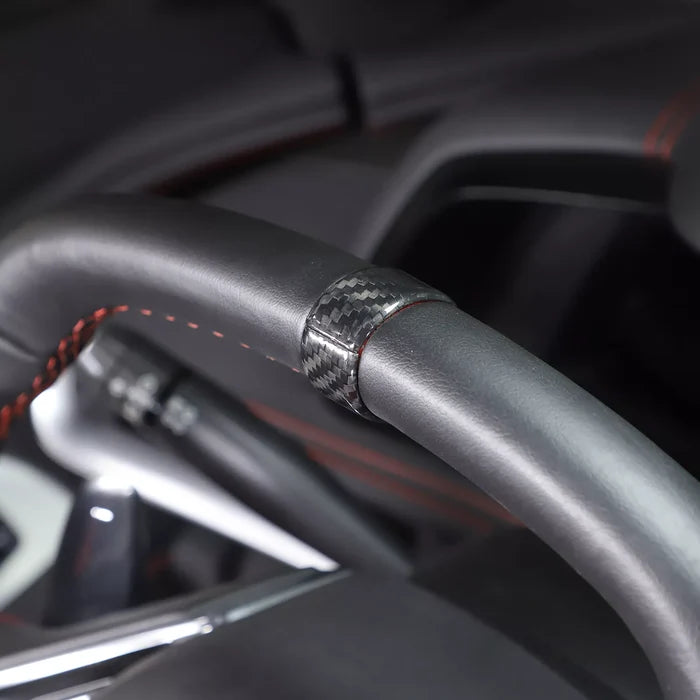 Carbon Fiber Steering Wheel Cover Trim Ring - Corvette C8 2020-2024