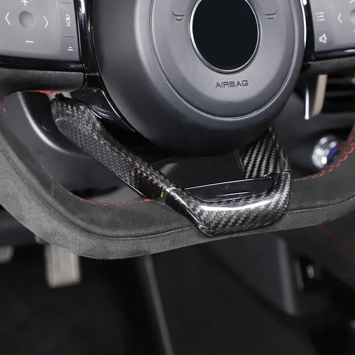 Carbon Fiber Steering Wheel U Shape Bottom Trim - r Lotus EMIRA 2021-2023