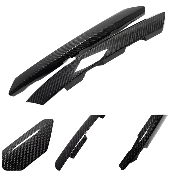 Carbon Front Side Bumper Grille Cover Trim - Subaru WRX VB S4 STI 22+