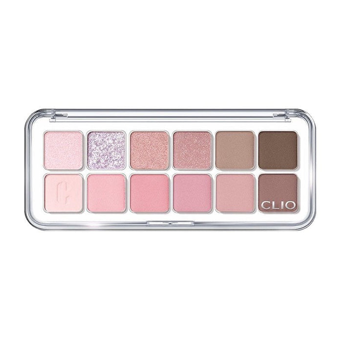 Clio. Pro Eye Palette Air (0.6g x 12) [01 Coral Studio] | Lady Bonita | Korean beauty NZ