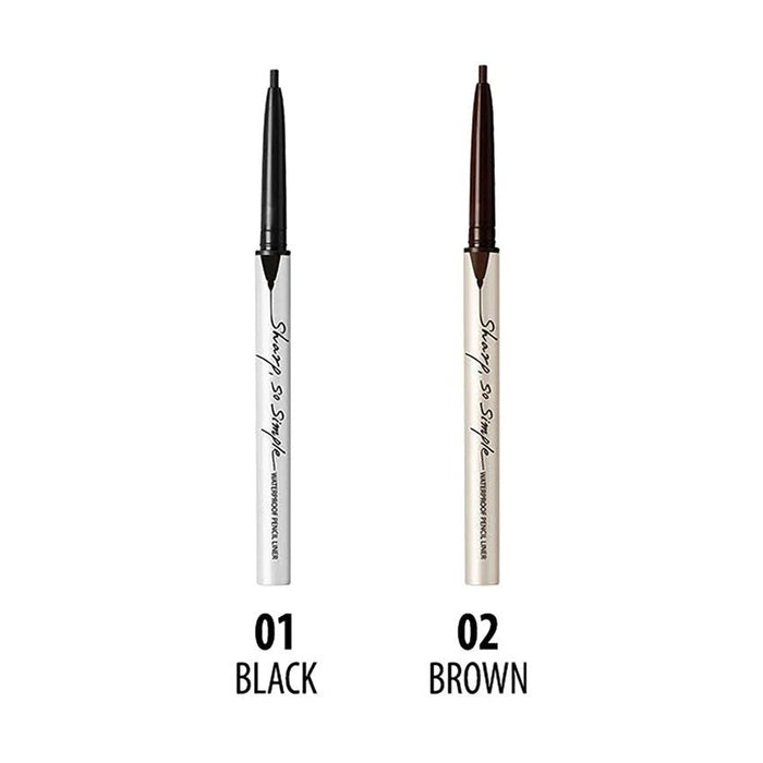 Clio. Sharp So Simple Waterproof Pencil Liner [05 Dark Brown] | Lady Bonita | Korean beauty NZ