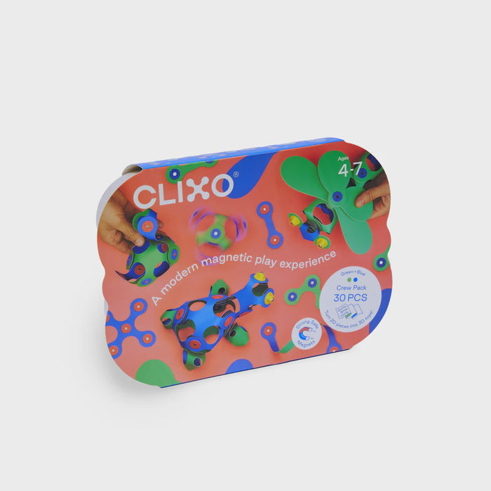 Clixo | Crew pack blue/green - 30 stuks