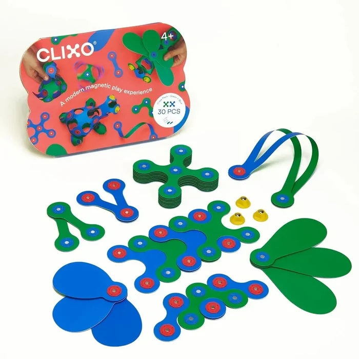 Clixo | Crew pack blue/green - 30 stuks