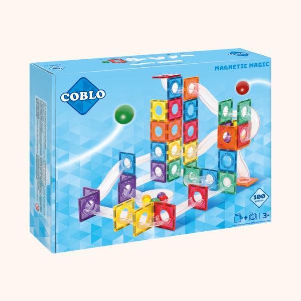 Coblo | Classic knikkerbaan - 100 stuks