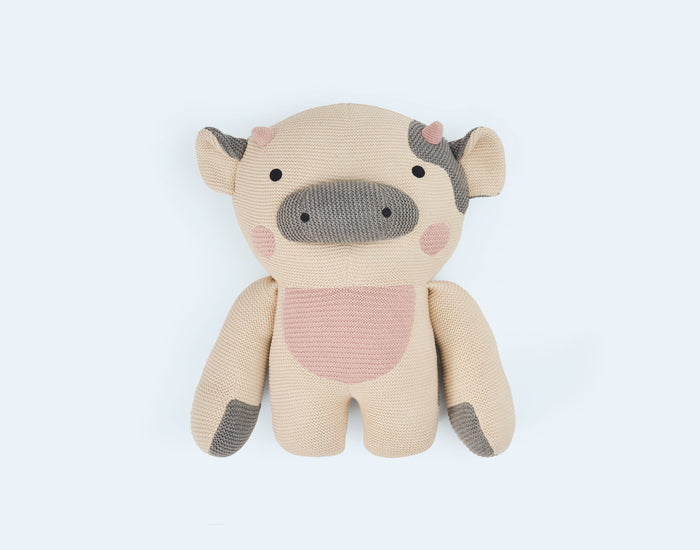 bearaby weighted stuffed cow