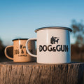 Dog and Gun Big Dog Enamel Mug 1