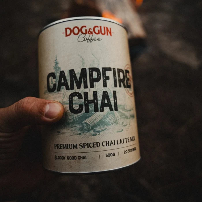 Dog and Gun Campfire Chai Latte Mix 500g Tin 1
