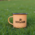 Dog and Gun Enamel Mug 1