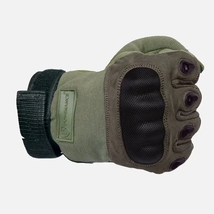 Dominance Biker Gloves Full Finger - Green DOMINANCE