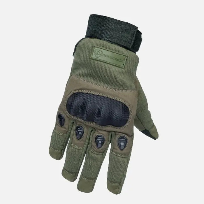 Dominance Biker Gloves Full Finger - Green DOMINANCE