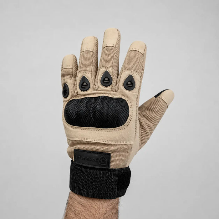 Dominance Biker Gloves Full Finger – Brown Dominance PK