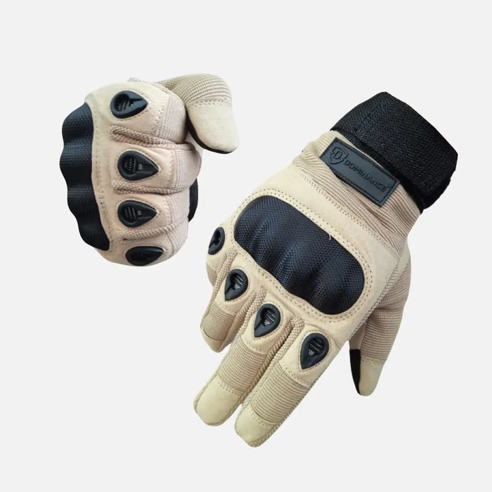 Dominance Biker Gloves Full Finger – Brown Dominance PK