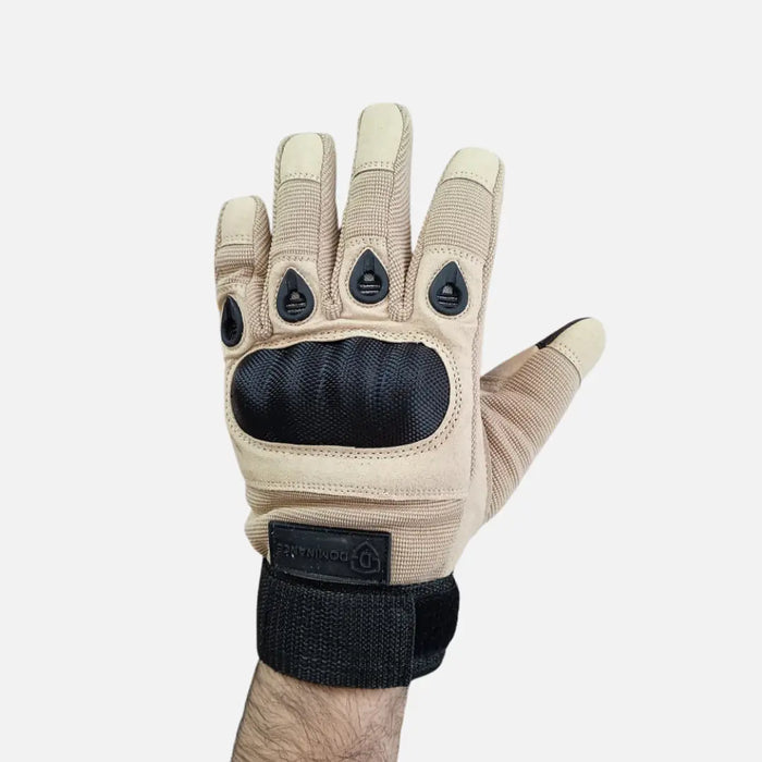 Dominance Biker Gloves Full Finger – Brown Dominance PK