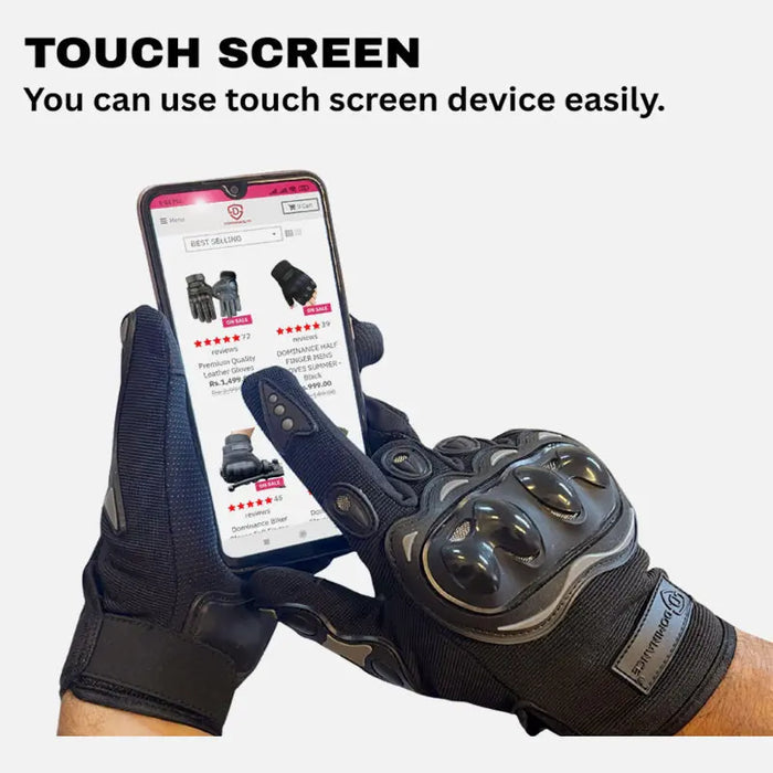 Dominance Pro Biker Gloves with Extra Protection DOMINANCE