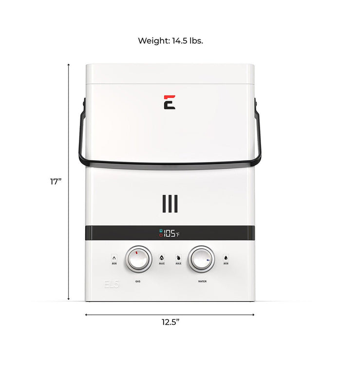 Eccotemp Luxé EL5 Portable Outdoor Tankless Water Heater