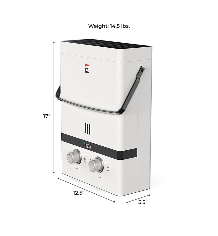 Eccotemp Luxé EL5 Portable Outdoor Tankless Water Heater