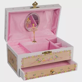 Egmond toys | Muziekdoos ballerina - met lade