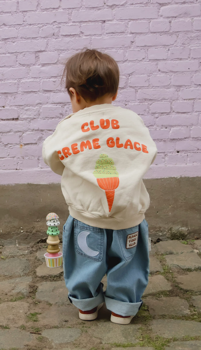 Ella and rapha | Sweater club creme glace - Ivory