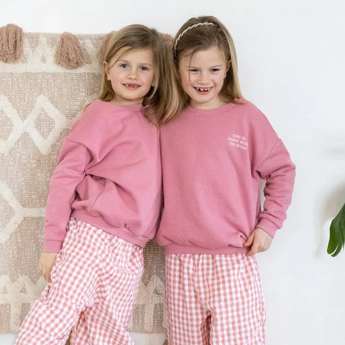 Ella and rapha | Sweater Moonchild | Sweet rose