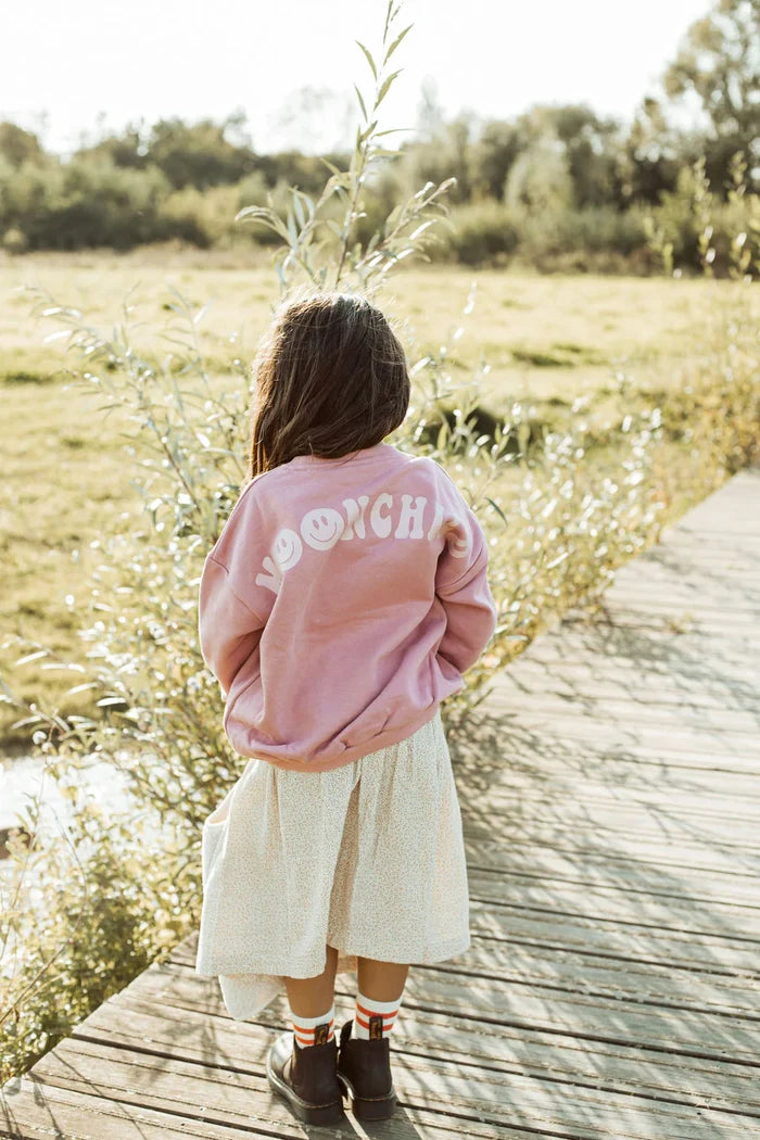 Ella and rapha | Sweater Moonchild | Sweet rose