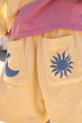 Ella and rapha| Terry short - butter yellow
