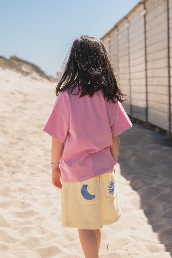 Ella and rapha| Terry short - butter yellow