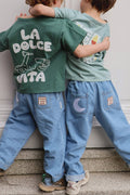Ella & Rapha | Blue denim pants MOON kids