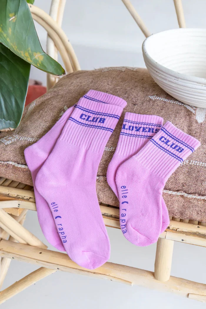 Elle and rapha | Lovers club Socks | Pink