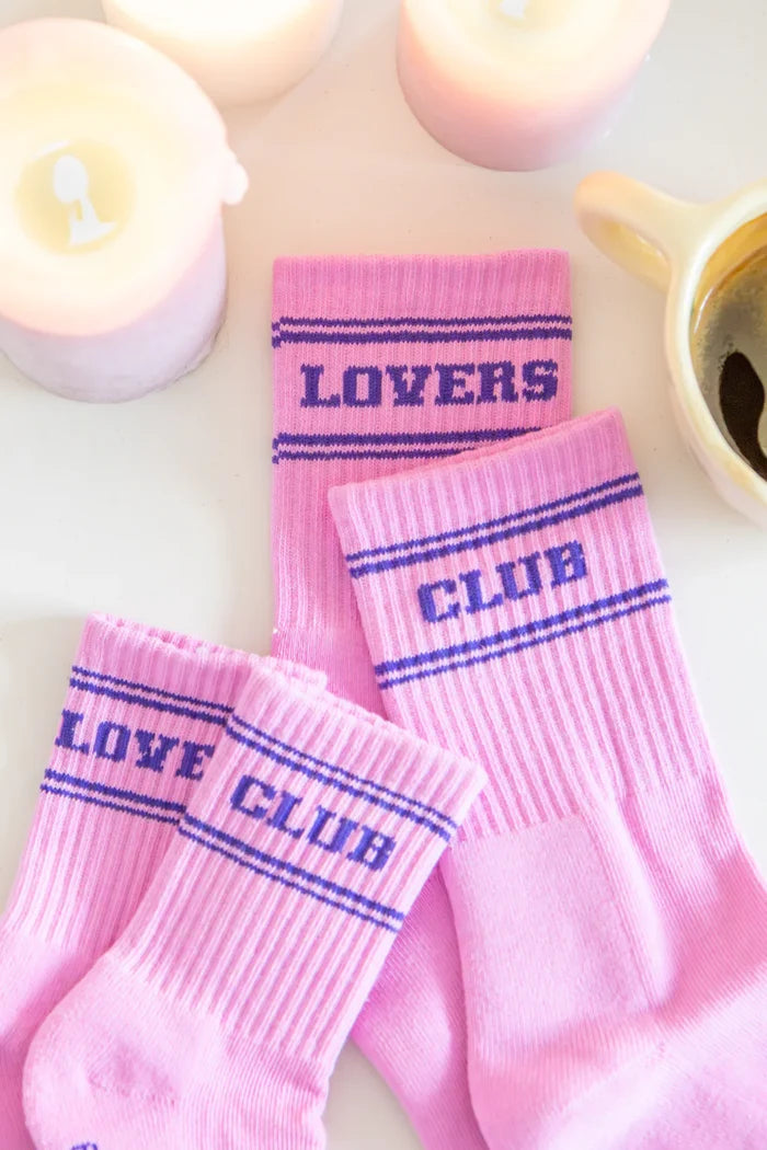 Elle and rapha | Lovers club Socks | Pink