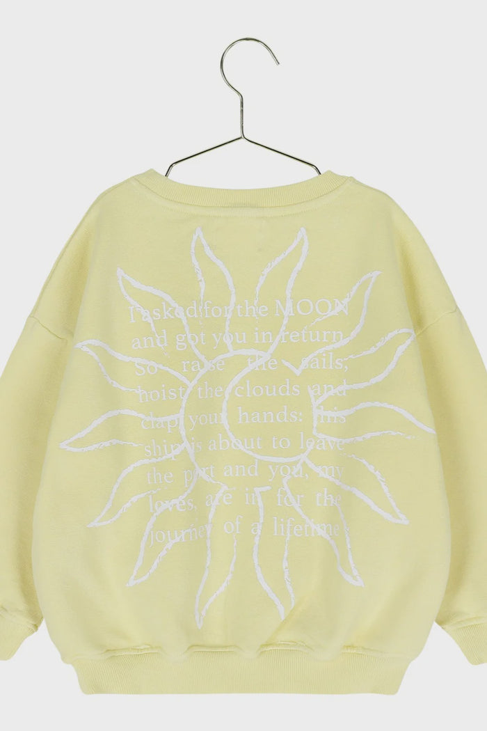 Elle and rapha | Sweater little sun x moon butter yellow