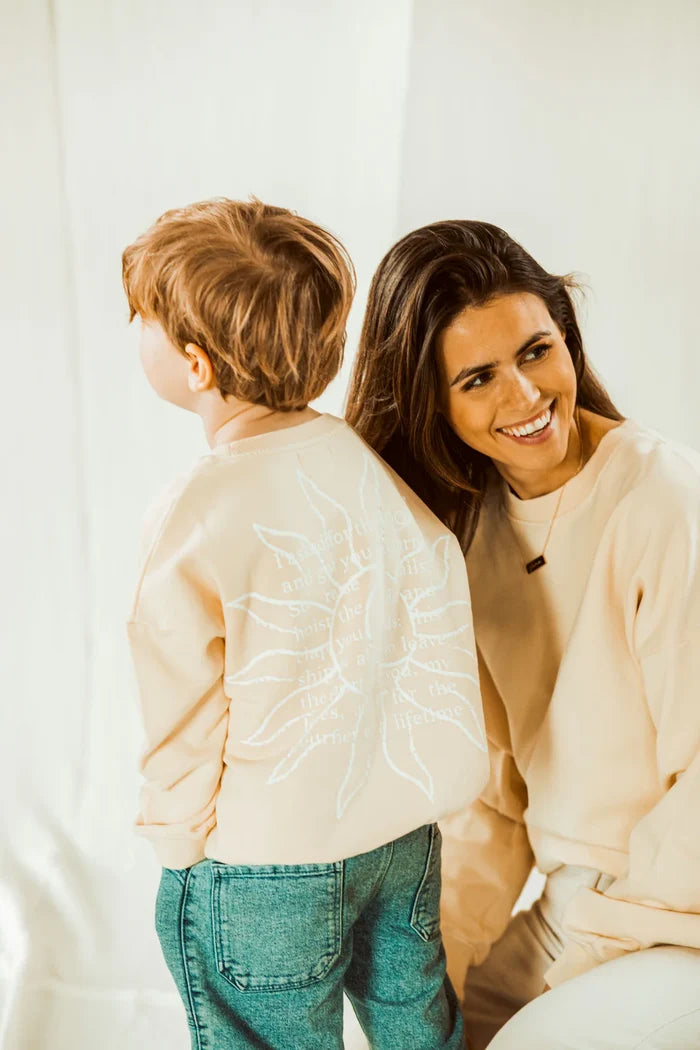 Elle and rapha | Sweater little sun x moon butter yellow