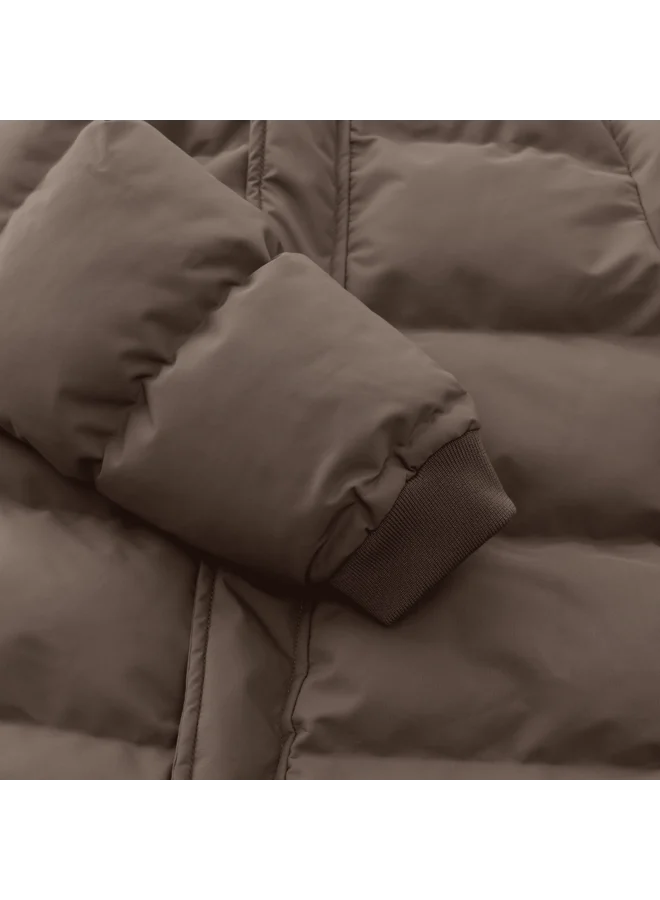 En Fant | Jacket quilt solid | Pine Bark