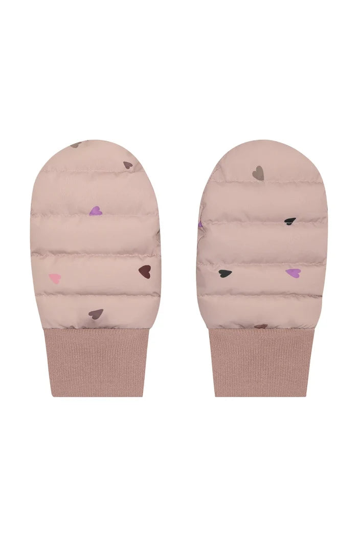 En Fant | Waterproof mittens AOP | Adobe Rose