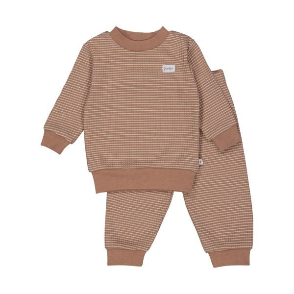 Feetje | Wafelpyjama baby - bruin