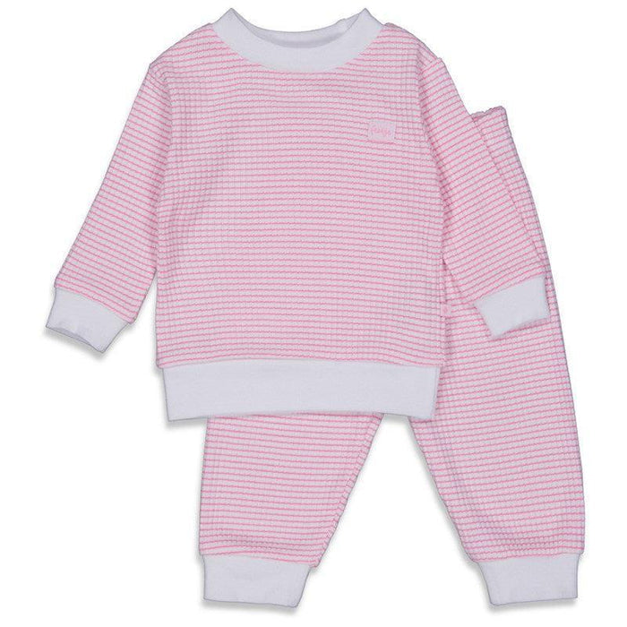 Feetje | Wafelpyjama kind | Roze