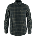 Fjällräven Övik Men's Flannel Shirt - Dark Grey 1