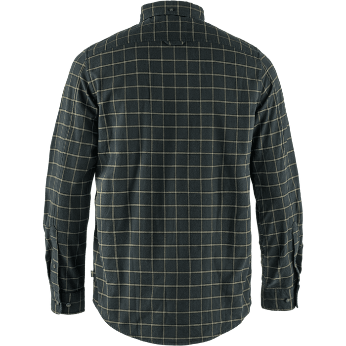 Fjällräven Övik Men's Flannel Shirt - Dark Grey 3