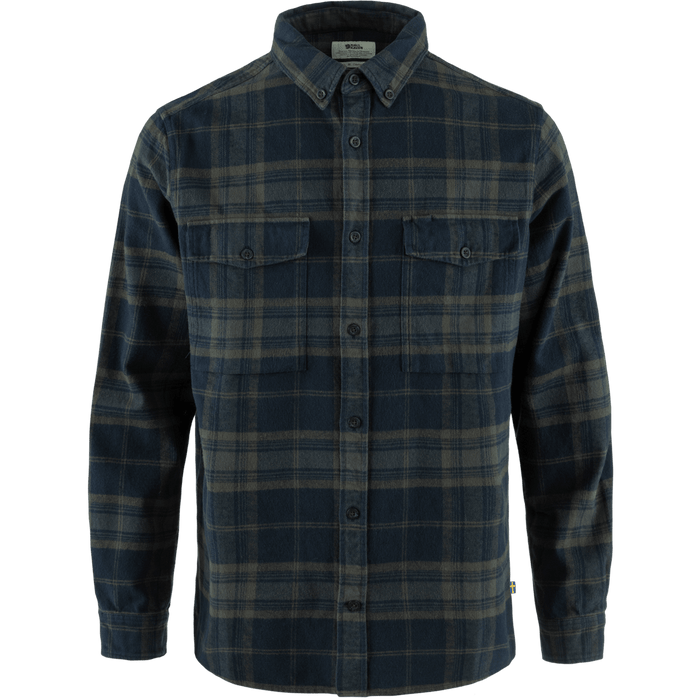 Fjällräven Övik Twill Shirt LS M in Dark Navy-Basalt