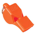 orange whistle on a white background