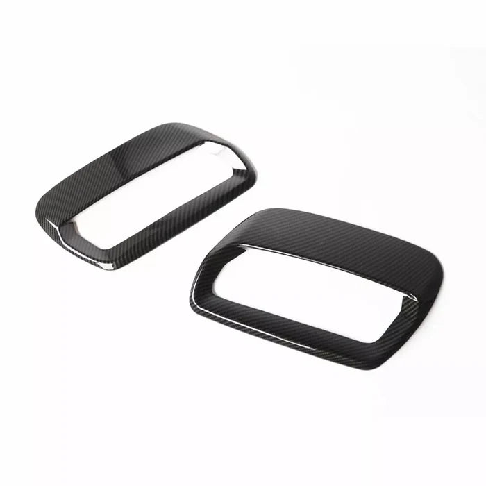 Front Hood Air Vent Carbon Fiber Molding Cover Trim -  Ford Mustang 2018-2021