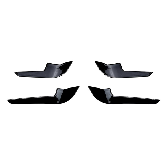 Gloss Black Aerodynamic Front Canard - Audi RS3 8Y 2021-2024 Sedan