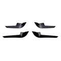 Gloss Black Aerodynamic Front Canard - Audi RS3 8Y 2021-2024 Sedan