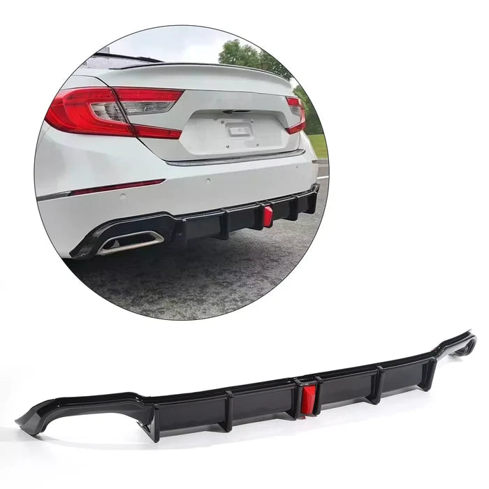 Gloss Black Diffuser W/ LED - Honda Accord 2018-2022